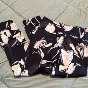 All in Motion Charcoal and Ebony Leggings